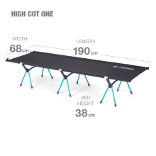 Helinox Field Bed - Camping Cot - High Cot One 190x68cm black